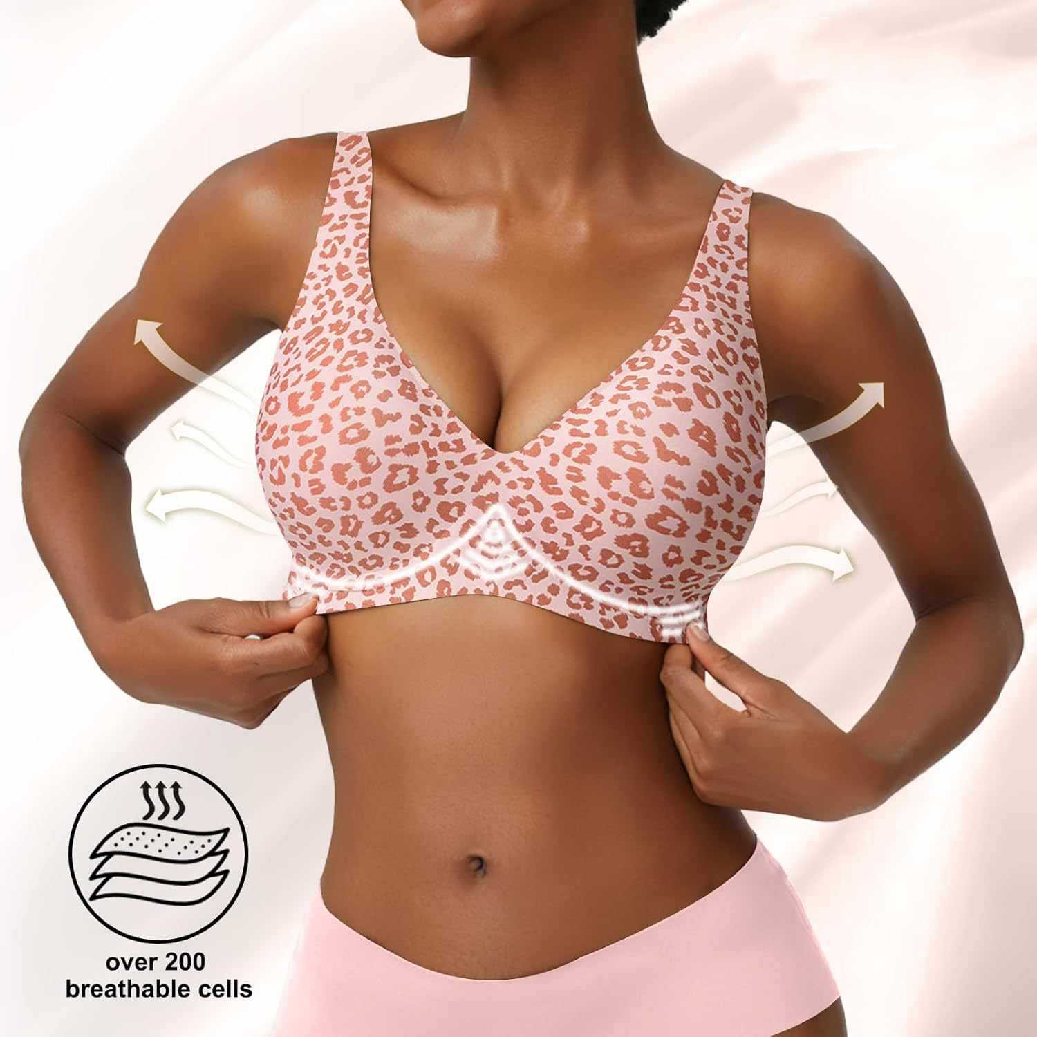 Damski bezszwowy różowy biusto – Minimizer Bra Women recenzja i cena